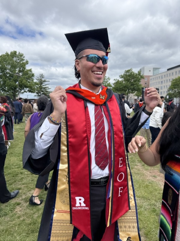 Daniel at his Rutgers School of Engineering graduation