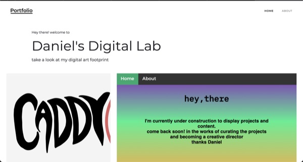 screenshot of Daniel's Digital Lab